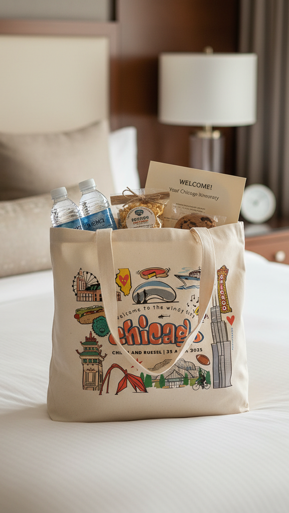 Airport travel scenario reinforcing destination and out-of-town guest positioning.