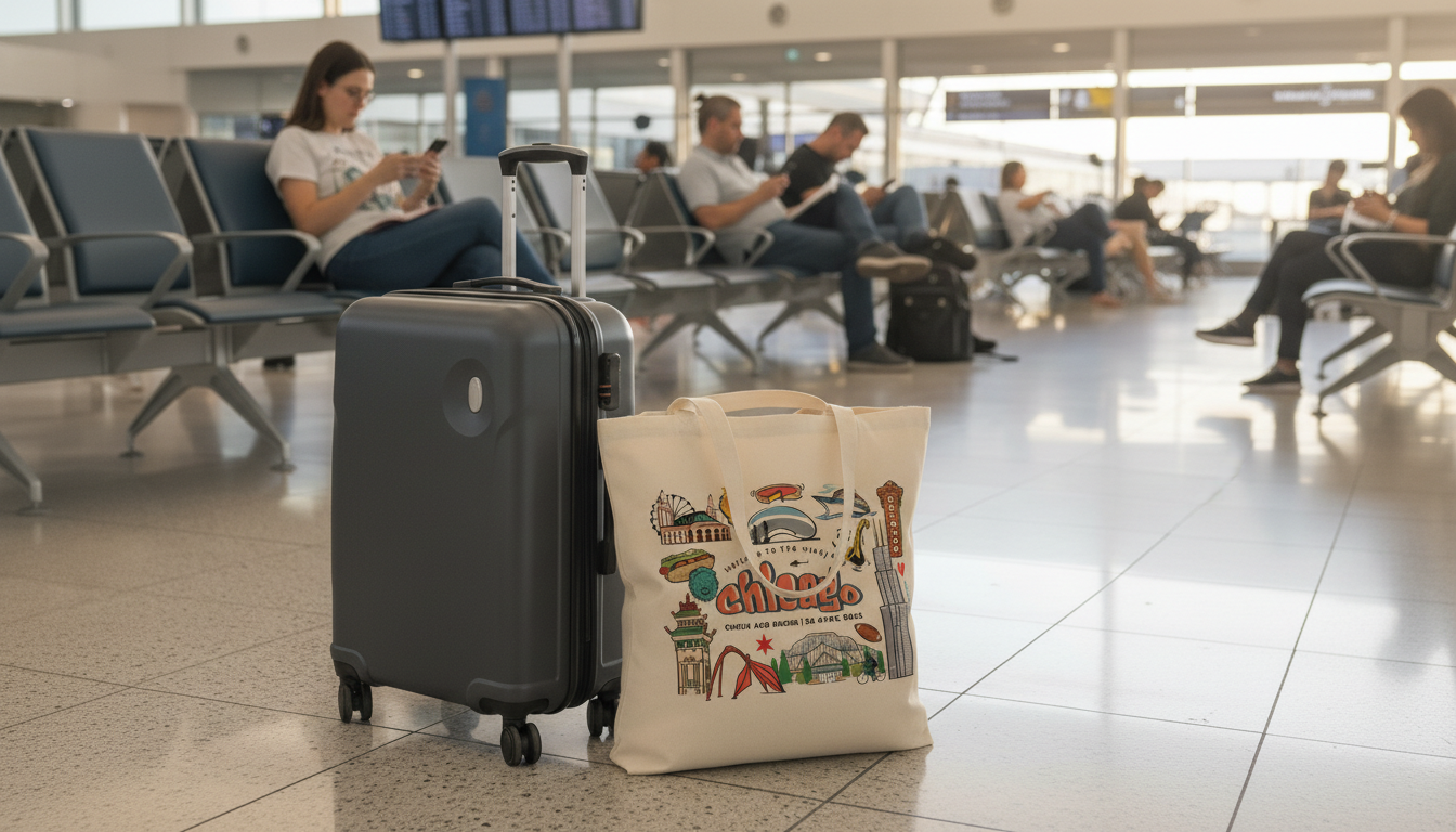Chicago Welcome Tote — AI Lifestyle Content System &ndash; featured image