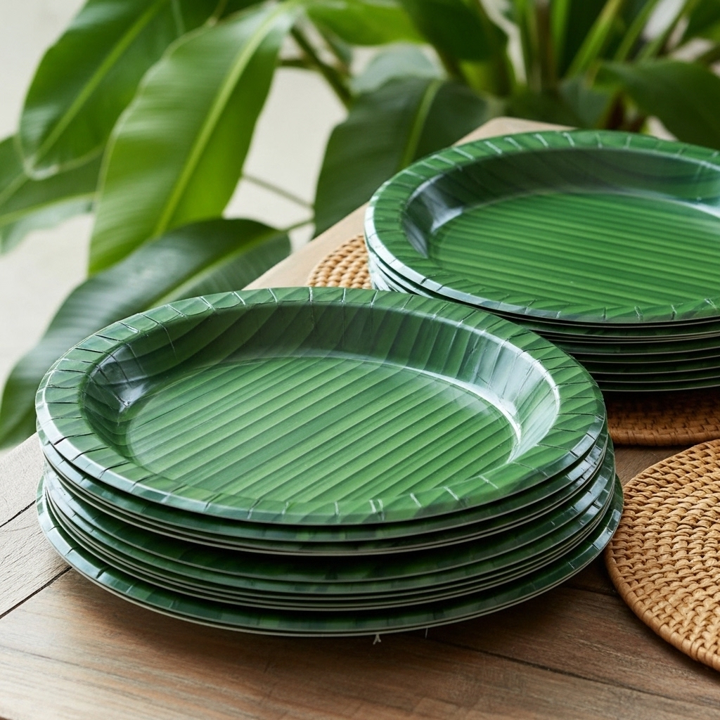 Everyday picnic scene showcasing the plates in a casual outdoor setting.